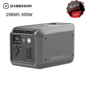 Dabbsson 676327547773 Portable Power Station 298wh 300w Solar Generator 4.3kg Rv Camping 300e