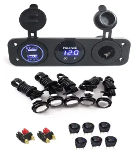 Dakota Portable Power 12v Powerbox Box Component Kit - Station For Camping Hunting