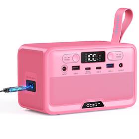Daran 029082866816 Portable Power Station 28 000mah Lifepo4 Battery 100w 200w Peak Solar