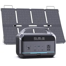 600w Daranener 014679804609 Portable Power Station With Solar Panel 80w 288wh Lifepo4 Battery Backu