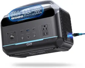 600w Daranener 313045814861 Portable Power Station 299wh Lifepo4 Battery Backup With 2 Peak