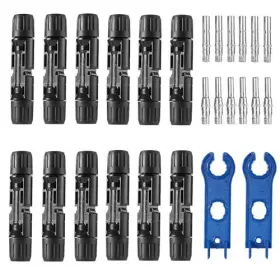 Daslleysen 781108433234 Solar Connectors Panels Kit Panel Cable Pins Conn