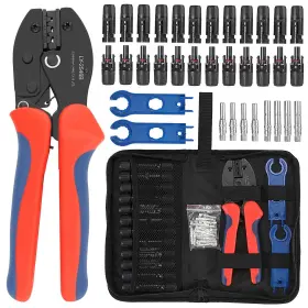 So050 Daslleysen Solar Panels Connectors Kit Crimper Tool 15pcs Set - 1 12