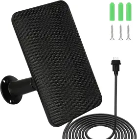 Blk3-1p Daybreakaura 6w Solar Panel Charger For Blink Outdoor/outdoor 3rd Gen /xt Xt2 Camera