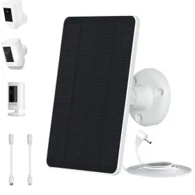 Slr01 Daybreakaura 5w Solar Panels For Security Cameras - Compatible With Ring Spotlight Cam Bat
