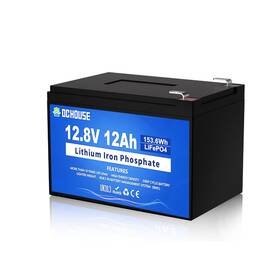 Dc House Eco-lfp1212 12v 12ah Lifepo4 Lithium Battery With 15a Bms 10 Year Lif... Fast Ship