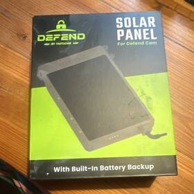 Defend Ddf-sp01 Cam Solar Panel For Trail Camera Built-in Battery Backup Usb-c