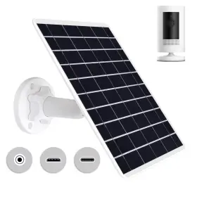 Dftim 732122674868 5w Solar Panel Compatible With Rechargeable Battery Powered Cam For Ring Sti