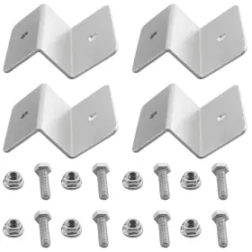Dgzzi 713838217044 Solar Panel Z Bracket Mounting Kit For Rv Roof Boat Off Grid 4 Set