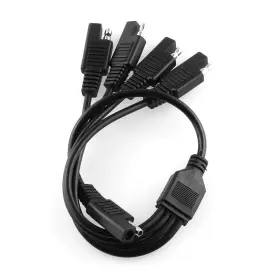 Dgzzi 725983600763 Sae Power Extension Cable 40cm 18awg Y Splitter 1 To 4 Connector 2 Pin Quick