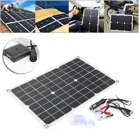 Dictorcoltd 550748680694 Mono Sunpower 18v 20w Flexible Solar Panel Battery Charger Motorhomes Boats Roof