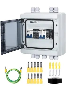 Decdefh2022013031 Dihool Solar Disconnect Switch With Pv Surge Protector Ip65 Combiner Box 2 In