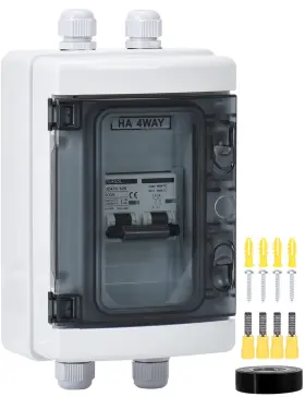 Dz47x-ip65 Dihool Dc 100 Amp Breaker Outdoor Disconnect Miniature Circuit For Solar Pa
