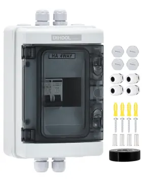 Ha4-dz47x-30a Dihool Dc Ac Disconnect Box Outdoor 30 Amp Breaker Miniature Circuit