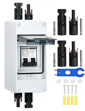 Uscdefh2022013004 Dihool 30 Amp Solar Disconnect Switch Miniature Circuit Breaker With Din Rail Enclosure