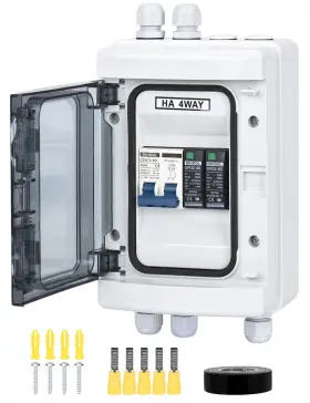 Uscdefh2022013008 Dihool Solar Panel Disconnect Switch With Pv Surge Protector Rv Breaker Box 40 Amp