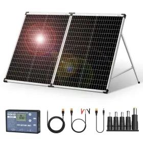 100w Dokio 613852939529 Portable Foldable 18v Solar Suitcase Monocrystalline Folding Pane 100w Dokio 613852939529 Portable Foldable 18v Solar Suitcase Monocrystalline Folding Pane