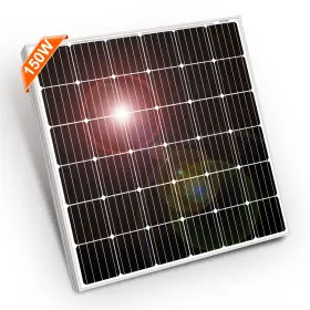 Dokio 667176894644 150 Watt 18 Volt Monocrystalline Solar Panel High Efficiency Module Sturdy Rv