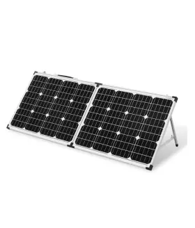 100w Dokio 682559946475 New Portable Foldable Solar Panel Monocrystalline Suitcase Control