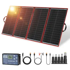 B07jph4phg Dokio 300w Portable Foldable Solar Panel Kit For 12v Batteries And Power Stations