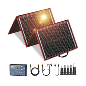 Ffsp-160m Dokio 160w 18v Portable Solar Panel Kit Only 9lb Folding Charger With