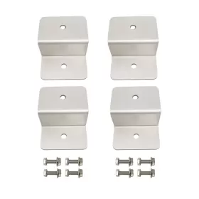 Douzime 745499375085 Solar Panel Mounting Z Bracket Mounts Kits With Nuts And Bolts For Rv Boat Of