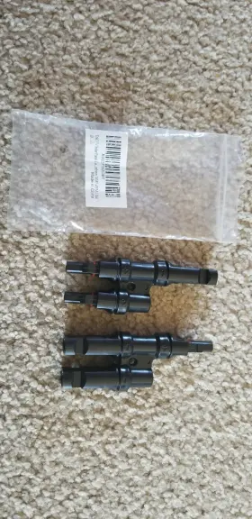 Dsopv 888289111279 1 Pair Solar Panel Cable Pv T Branch Connector Splitter Coupler Combiner Mmf Ffm