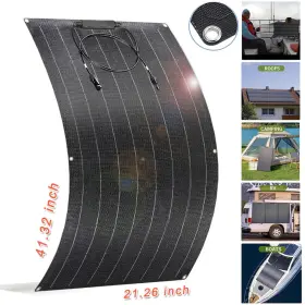 Ip68 Duoerlan 842783133748 200w Outdoor Flexible Solar Panel Etfe High Efficiency Roof Module