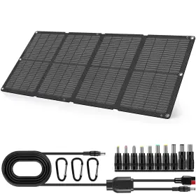 Hsp100dp-m100-g1-us Duoerlan 100w Portable Foldable Solar Panel Waterproof For Power Station And Usb Devices Rv