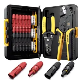 Gf-12b Dxcrimp Solar Crimper Tool Kit For 14-10 Awg Panel Crimping Set - 12 Pairs
