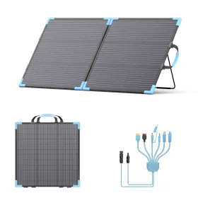 Ep-sp-001 E-powo 110w Portable Solar Panel Bifacial For Ecoflow Bluetti Anker Power Station 1000w
