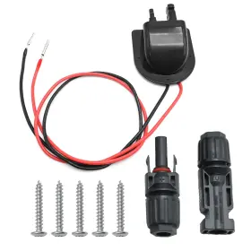 Tj1522 Eatakward Weatherproof Solar Entry Housing With 10awg Extension Cable For Rv Cam