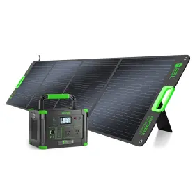 Eb1000 Ebl 1000w Portable Power Station Solar Generator 200w Panel System