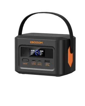 99.2wh Ebossom H100 Portable Power Station Bank Lifepo4 Battery Solar Generator 1
