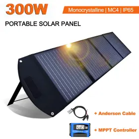 Sy-300w Eco-baeerss 300w Portable Folding Solar Panel Kit For Camping Charger Power Station Home Rv