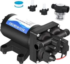 Eco-worthy 313019939965 42-series Upgrade 12v Water Diaphragm Pressure Pump With Swi