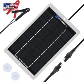 Eco-worthy 313055091047 Solar Battery Charger 12 Volt Waterproof Portable Power Panel S