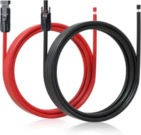 Ip67 Eco-worthy 445019642644 10ft 10awg Solar Extension Cable 30a/1000v Dc Waterproof With C