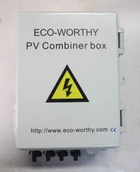Eco-worthy 710946092167 4 String Solar Pv Combiner Box Includes T V Certified Circuit Breaker Current