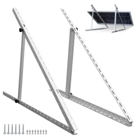 Eco-worthy 810127131699 Upgraded 45in Solar Panel Mount Brackets With Foldable Tilt Legs Suitable F