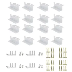 Eco-worthy 810127132887 16 Units Solar Panel Mounting Brackets Z Bracket Sets Lightweight Aluminum Co