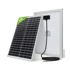 Am-l02m25-1 Eco-worthy Solar Panel 25w 12v Monocrystalline Waterproof For Charging