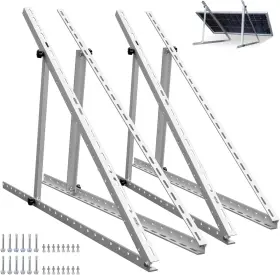 L03tynsjzj4-2 Eco-worthy 2 Sets 45inch Adjustable Solar Panel Tilt Mount Brackets With Foldabl