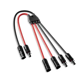 L03ymc4 Eco-worthy 2-4-1 Integrated Solar Connector 2-4 Y Branch Parallel Pv Adapter Cable Wire Plug T