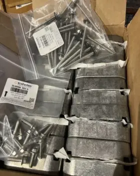 3011010 Ecofasten Smart Conduit Mount 20 Pcs In Box For Solar Panel Install The Roof