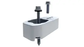 4011017 Ecofasten Smart Conduit Mount And Mounting Hardware Asphalt Roof Shingle