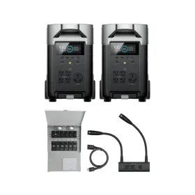 2dp-dvh-ts Ecoflow Delta Pro Qty 2 1 Double Voltage Hub Transfer Switch 306a