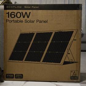 Ecoflow 5015201001 160w Portable Solar Panel For Power Station Ip68 Certified