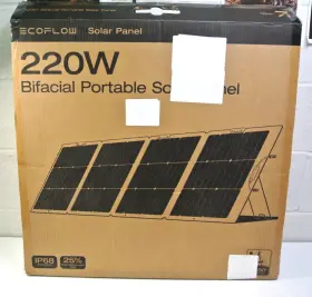 Ef-fold-g220-04 Ecoflow 5015301001 220w Bifacial Portable Solar Panel Ip68