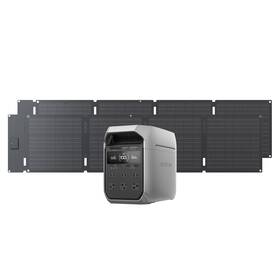 Ecoflow 705353640278 Solar Generator Delta 3 Plus Portable Combo 2x60w Panels
